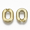 Opaque Spray Painted Acrylic Linking Rings OACR-S021-18A-B01-2