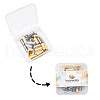 Brass Capsule Lace Lock Buckles KK-PH0035-79-8