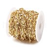 Brass Glass Teardrop Link Chains CHC-R001-04G-05-3