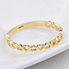 Hollow Out Heart Brass Finger Rings for Women FS-WG4469E-12-2