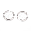 304 Stainless Steel Huggie Hoop Earrings EJEW-F111B-25mm-P-2