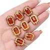 Imitation Amber Transparent Acrylic Beads MACR-D071-02H-1