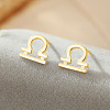 S925 Sterling Silver Stud Earrings WG164A3-19-1