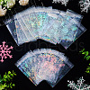 50Pcs Double Face Laser Rectangle PE Cellophane Bags ABAG-TAC0013-14A-5
