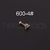 316L Surgical Stainless Steel Clear AB Cubic Zirconia Cartilage Earrings WG3C59B-10-1