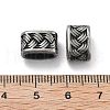 304 Stainless Steel Slide Charms/Slider Beads STAS-I181-045AS-3