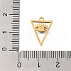 PVD Vacuum Plating 201 Stainless Steel Pendants STAS-C111-23G-3