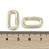 Brass Spring Gate Rings KK-Z078-01G-3