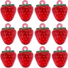 SUNNYCLUE 24Pcs Transparent Resin Imitation Fruit Pendants INS-SC0001-01-1
