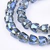 Electroplated Glass Beads EGLA-T016-01-B01-1