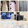10Pcs 10 Colors Organza Flower Ornament Accessories DIY-FG0006-45-6