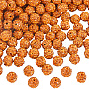 SUNNYCLUE 120Pcs Pave Disco Ball Beads RB-SC0001-13B-1