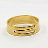 DIY Jewelry Adjustable Finger Rings Components Iron Ring Findings IFIN-M003-01G-NF-1