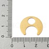 304 Stainless Steel Pendants STAS-Q354-03G-3