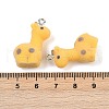 Flocky Resin Pendants FIND-A052-05A-3