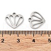 Non-Tarnish 316 Surgical Stainless Steel Charms STAS-Q314-11P-3