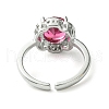 Mother's Day Rings Bass Micro Pave Cubic Zirconia Ring RJEW-Z033-19B-3