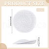 Linen Mini Hat Fascinator Base AJEW-WH0561-32B-2
