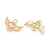 Brass Micro Pave Cubic Zirconia Pendants ZIRC-T016-03G-2