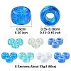 424G 8 Colors Acrylic Beads KY-FS0001-22B-4