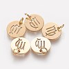 Ion Plating(IP) 304 Stainless Steel Pendants A-STAS-Q201-T445-6G-1