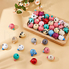 DICOSMETIC Animal Theme Wood European Beads WOOD-DC0001-22-5