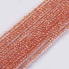 Glass Beads Strands EGLA-E057-02A-10-1