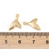 Ocean Theme Brass Charms KK-F902-07M-G-3