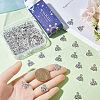 SUNNYCLUE 100Pcs Tibetan Style Alloy Charms TIBE-SC0001-92-3