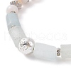 4Pcs 4 Style Natural & Synthetic Mixed Gemstone & 304 Stainless Steel Beaded Stretch Bracelets Set for Women BJEW-JB09116-3