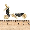 Brass Micro Pave Cubic Zirconia Pendants KK-S526-67G-3