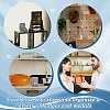 Flocking Plastic Badge Storage Box CON-WH0105-04B-6