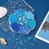7 Style Baking Paint & Transparent & Trans & Ceylon Glass Seed Beads SEED-YW0001-45D-5