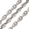 304 Stainless Steel Nuggets Link Chains CHS-S012-19P-1