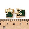 Brass Micro Pave Cubic Zirconia Pendants KK-S531-09G-4