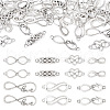 42Pcs 7 Styles Tibetan Style Alloy Connector Charms FIND-TA0003-14-1