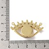 Rack Plating Brass Pave Clear Cubic Zirconia & Glass Pendants KK-G504-23G-02-3