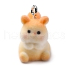 Flocky Animal Resin Pendants FIND-S001-06O-1