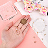 Beebeecraft 10Pcs Brass Clear Cubic Zirconia Tiny Cross Charms KK-BBC0015-92-3