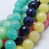 Natural Jade Bead Strands G-R166-12mm-M2-1