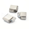 Tarnish Resistant 304 Stainless Steel Magnetic Clasps with Glue-in Ends STAS-B017-08P-3
