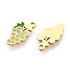304 Stainless Steel Enamel Charms STAS-T065-53G-01-2