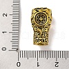 Rack Plating Tibetan Style Alloy 3 Hole Guru Beads PALLOY-F313-06AG-3
