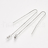 Brass Stud Earring Findings X-KK-S348-411P-1