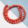 Synthetic Imperial Jasper Dyed Beads Strands G-P507-01A-08-2