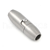 Non-Tarnish 304 Stainless Steel Locking Tube Magnetic Clasps X-STAS-F194-20P-1