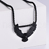 Vintage Stainless Steel Eagle Punk Hip-hop Street Animal Pendant Necklacs for Men LO1450-3-1