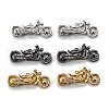 Brass Micro Pave Clear Cubic Zirconia Pendants ZIRC-P086-29-1