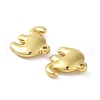 304 Stainless Steel Pendants STAS-F304-02G-06-2