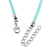 Waxed Cord Necklace Making X-NCOR-T001-12-3